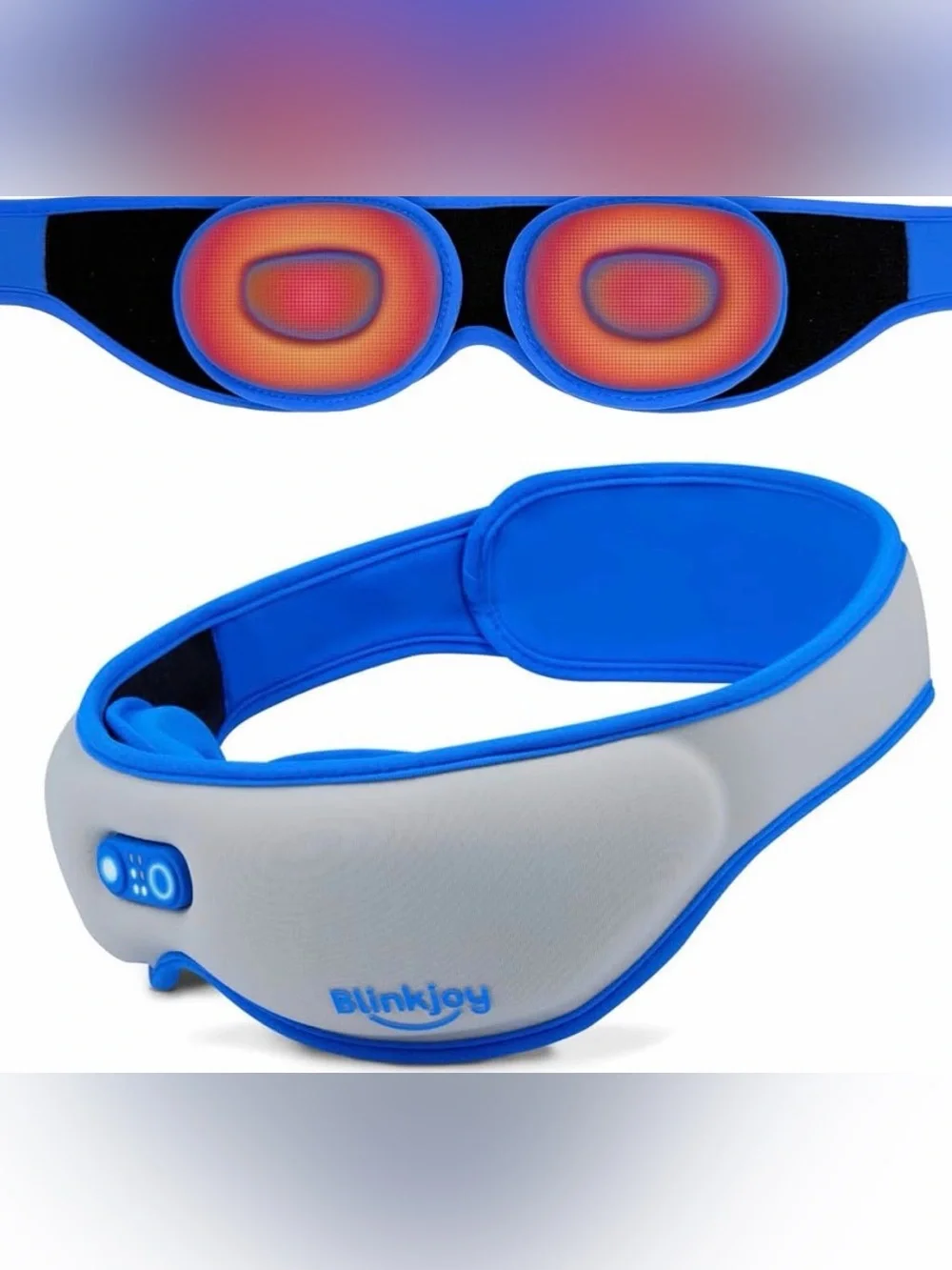 Blinkjoy Rechargeable Heated Eye Mask for Dry Eyes – Cordless Warm Compress